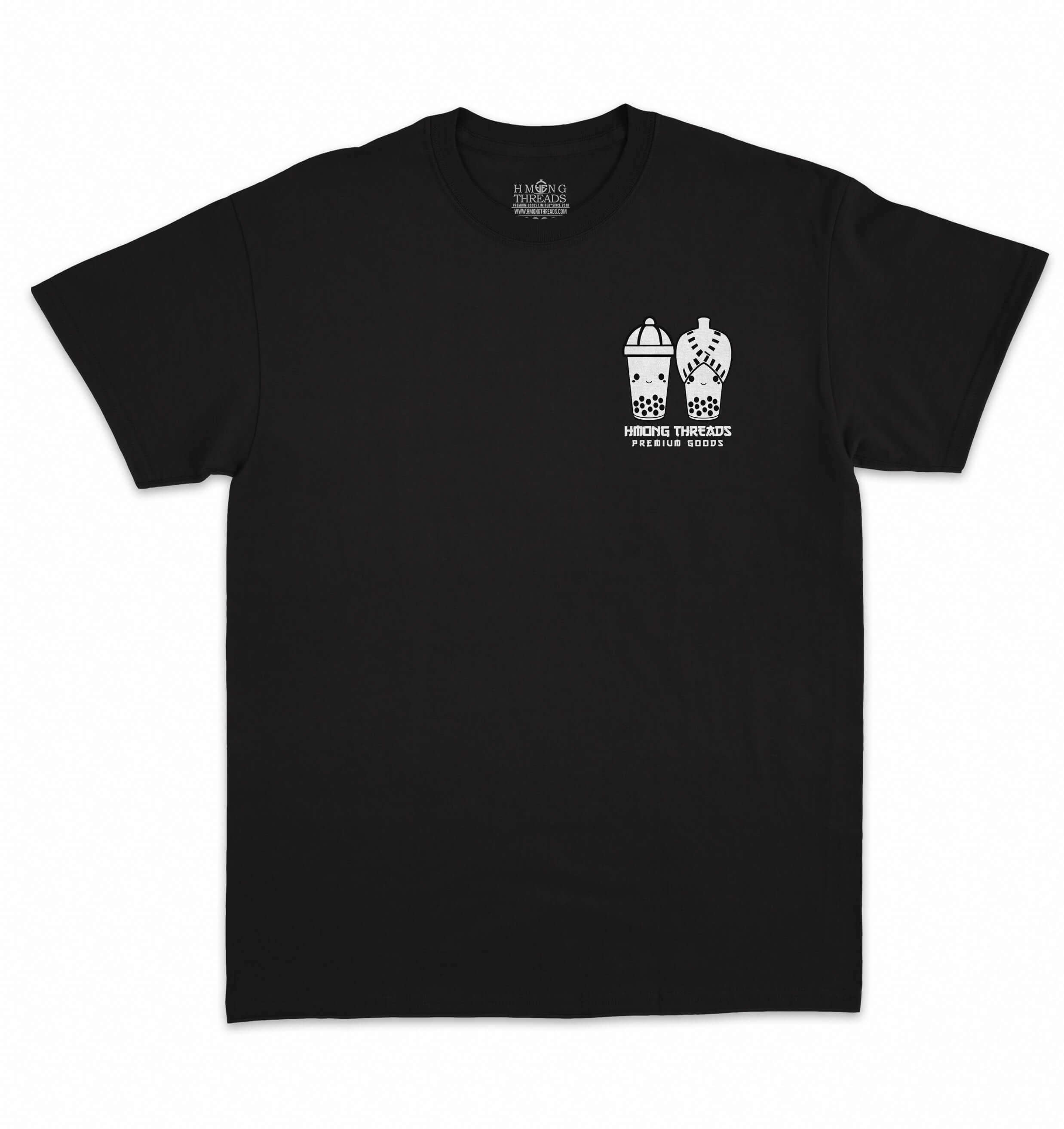 Fun Hmong Boba Cup Tee - Black