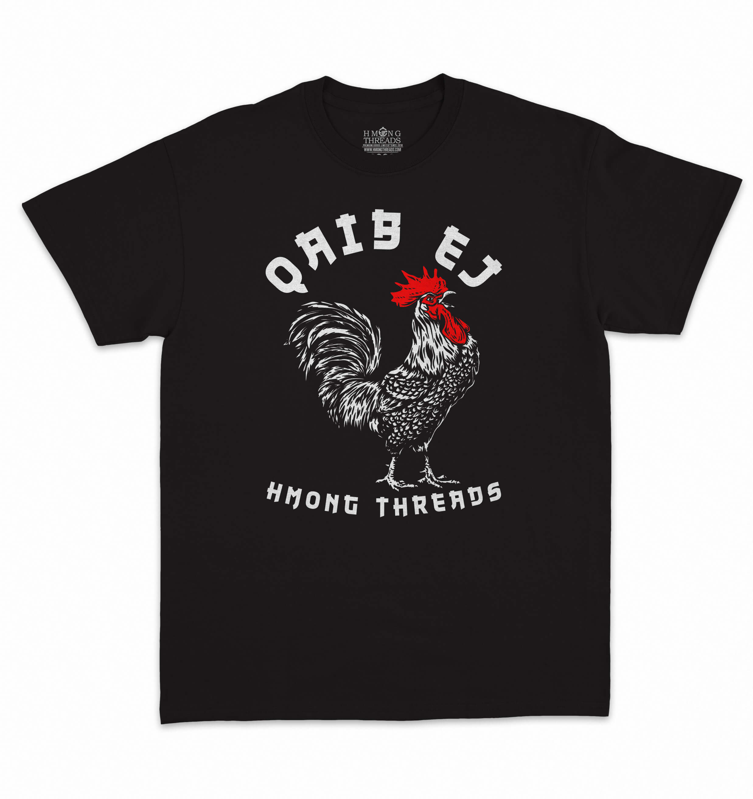 QAIB EJ - BLACK T-SHIRT