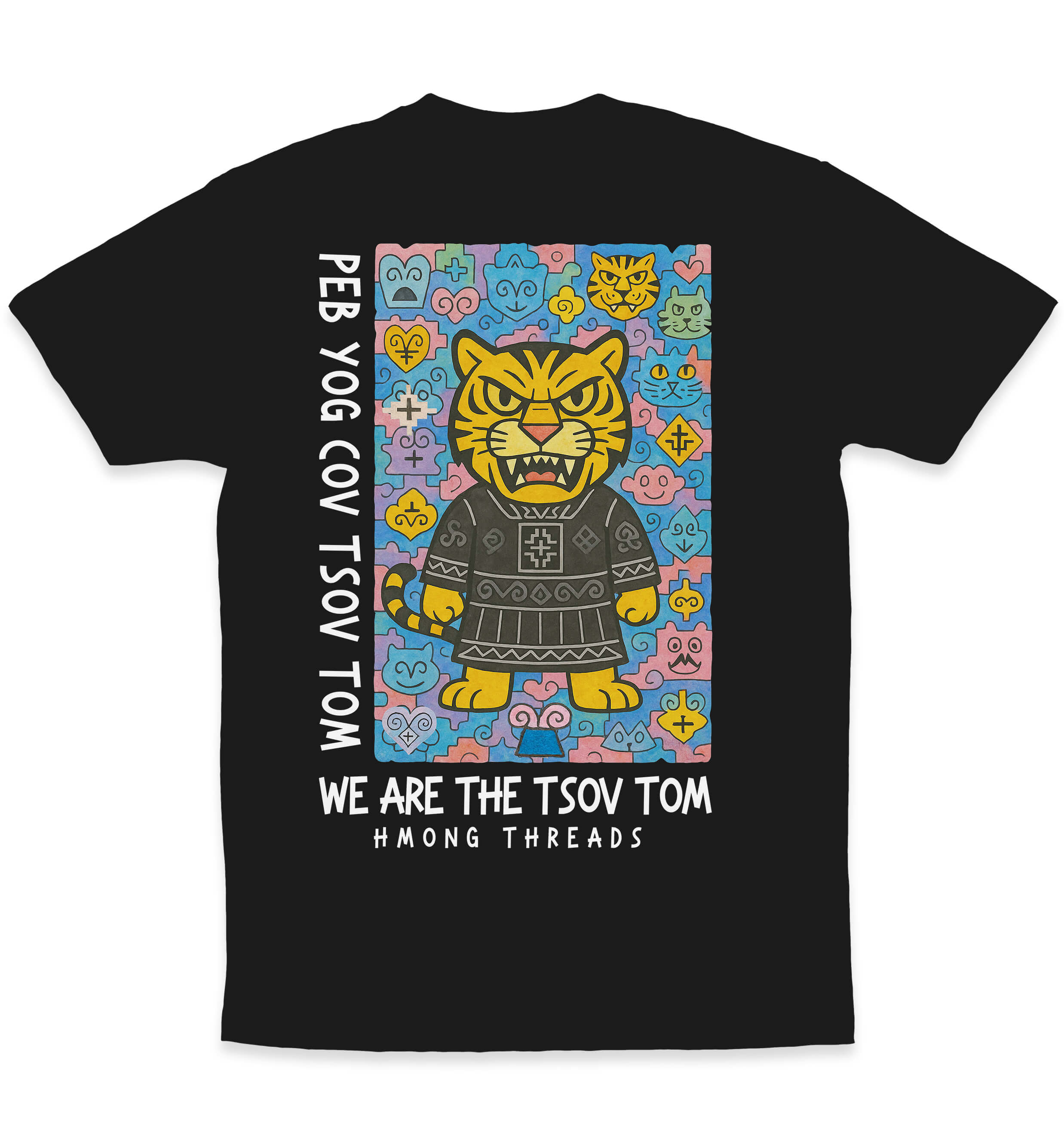 We Are the Tsov Tom Tee – Hmong Threads Tiger Graphic T-Shirt