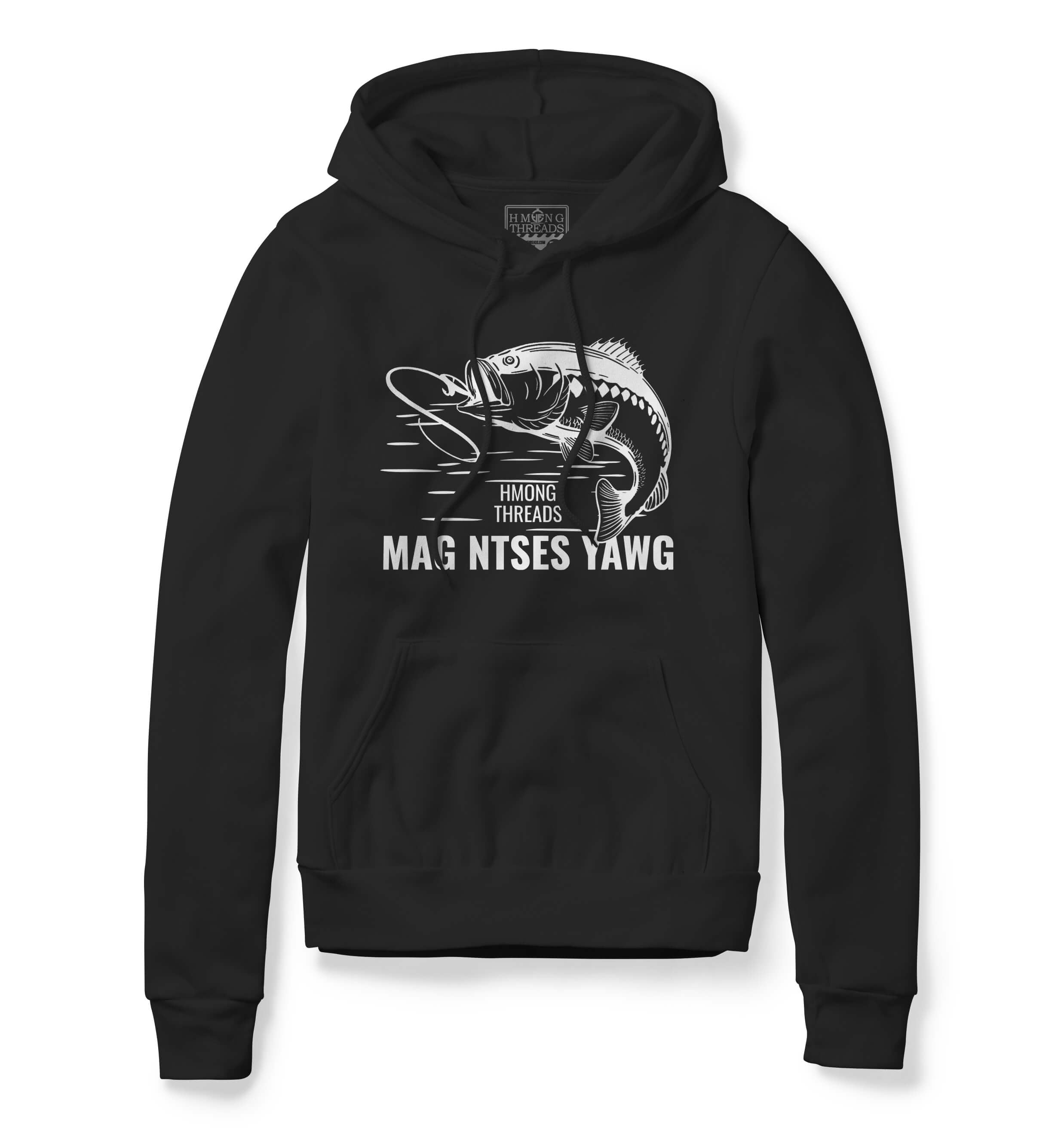 MAG NTSES YAWG BLACK UNISEX HOODIE