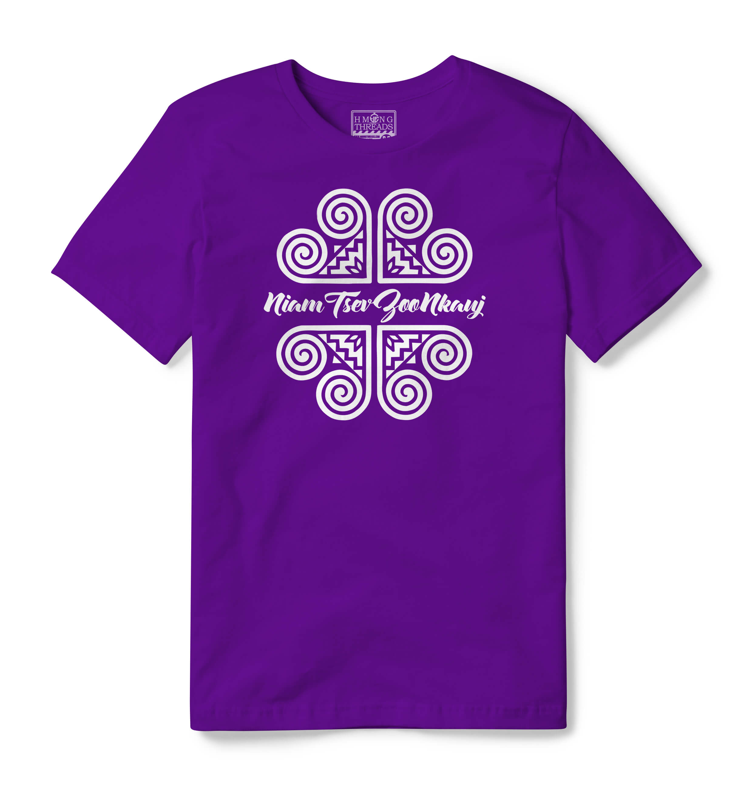 NIAM TSEV ZOO NKAUJ - PURPLE T-SHIRT