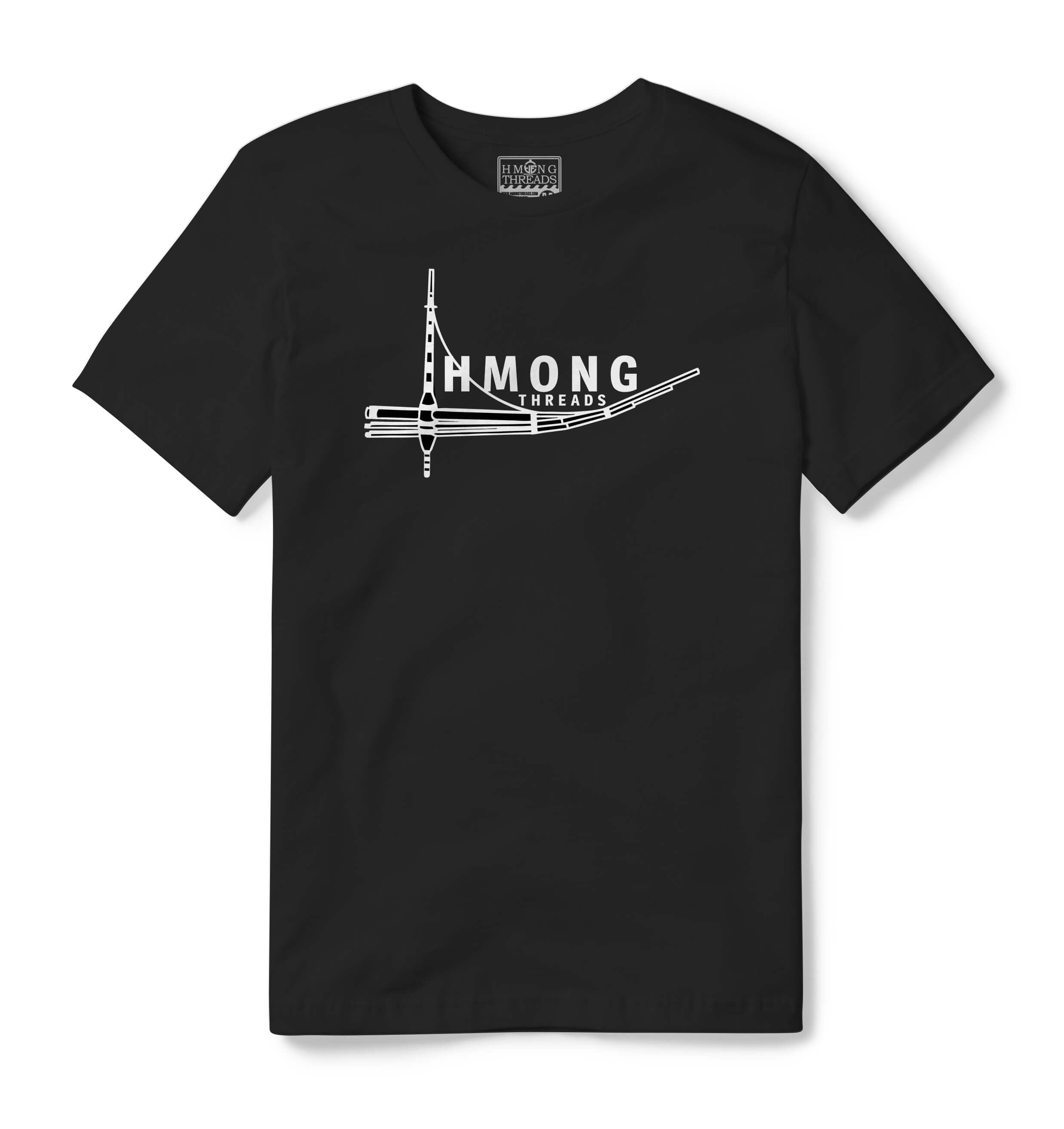 HMONG QEEJ - BLACK T-SHIRT