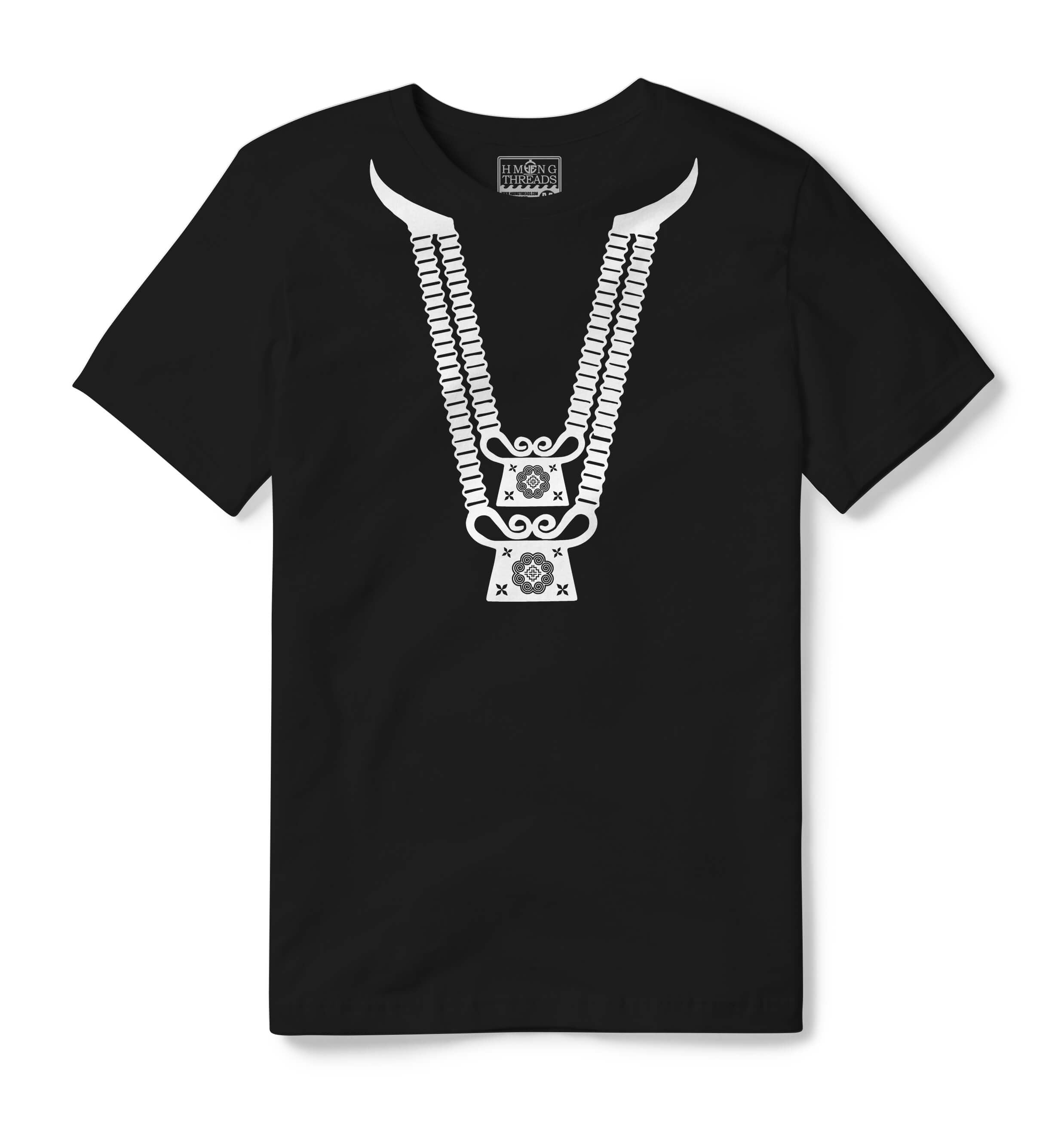 Hmong Xauv Two Tier Men - BlackTee