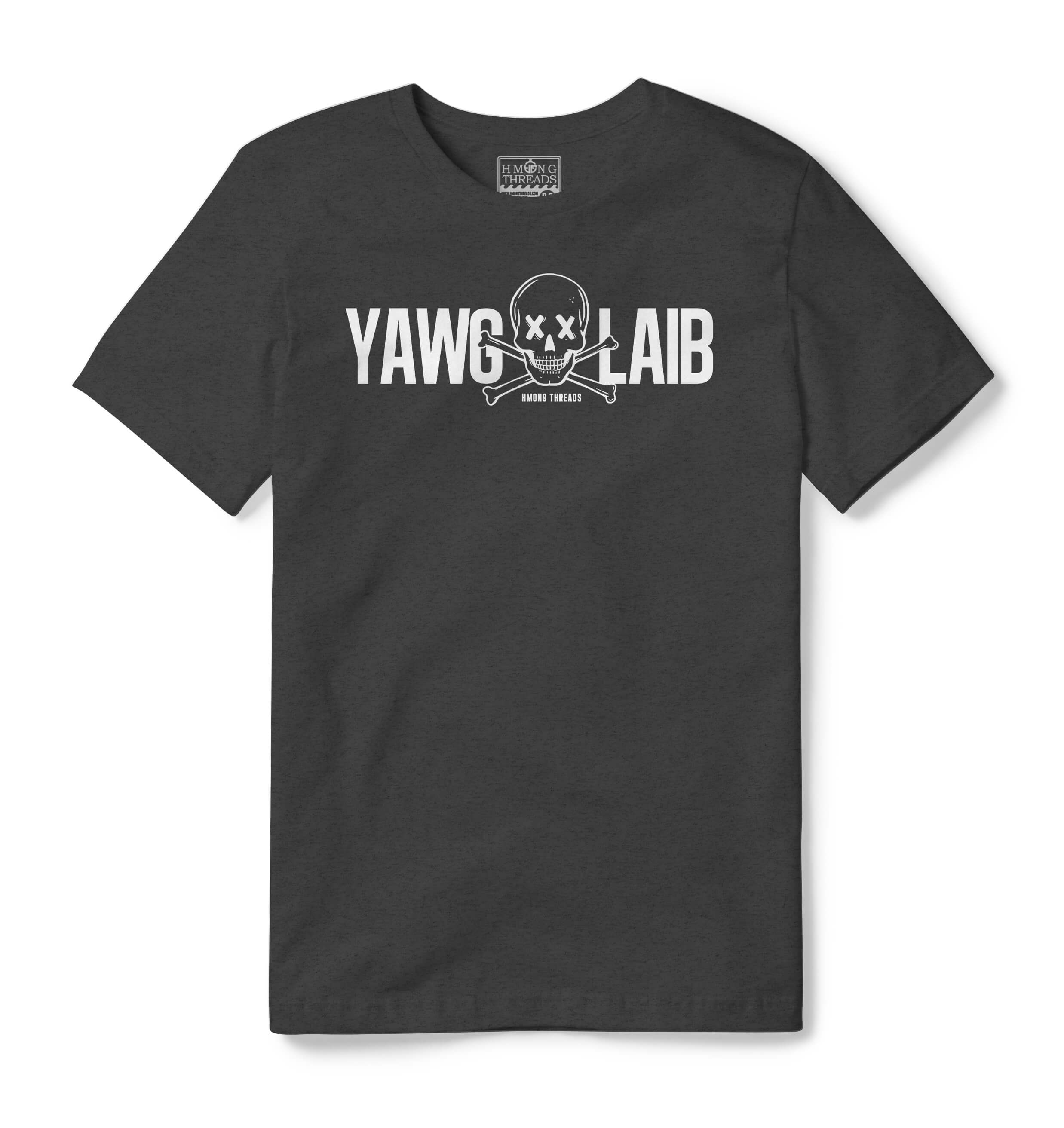 YAWG LAIB - HEATHER CHARCOAL-  T-SHIRT