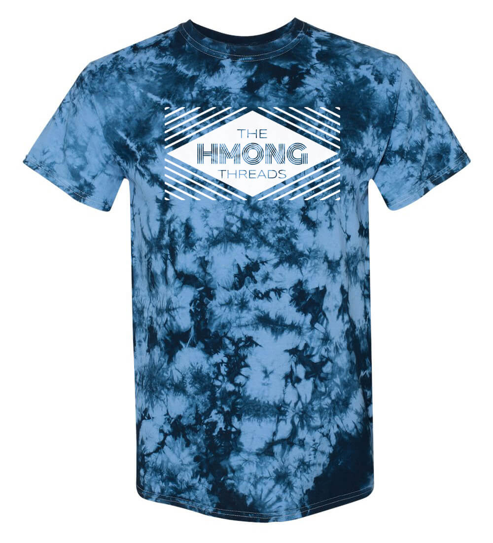 THE HMONG THREADS-  TIE DYE BLUE - HMONG THREADS