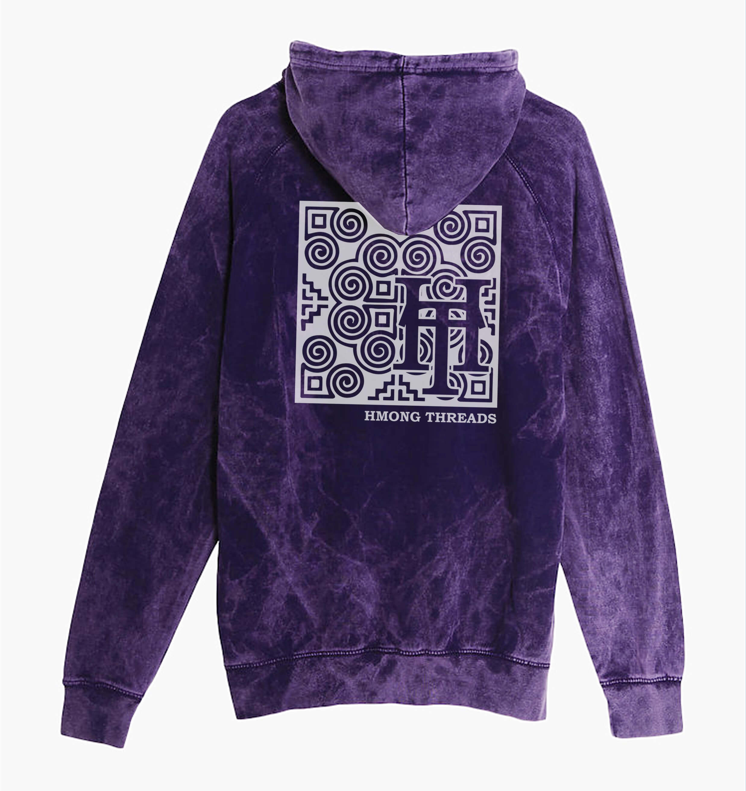 HT HMONG EMBROIDERY - UNISEX HOODIE