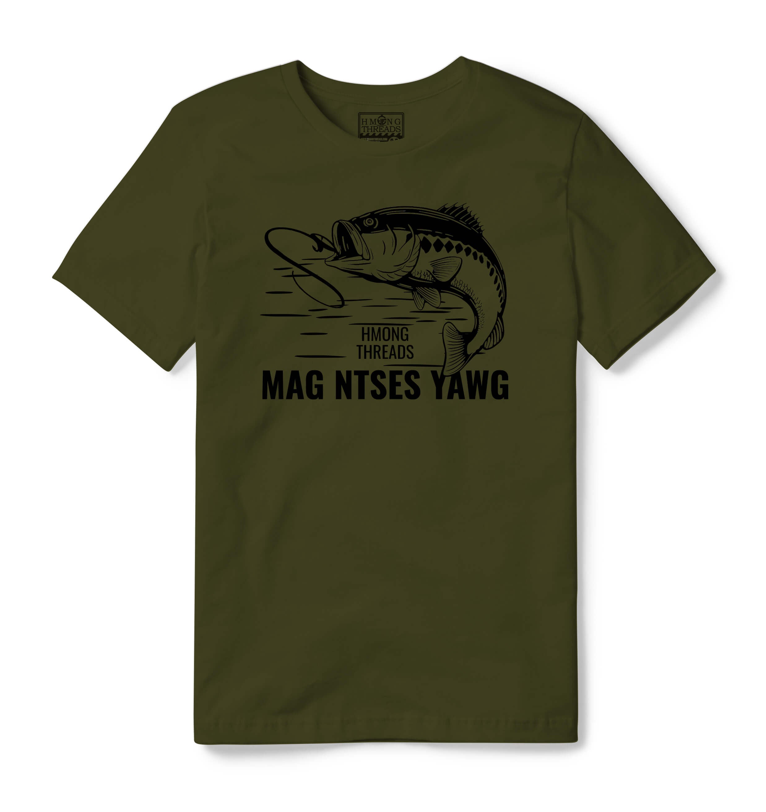 MAG NTSES YAWG - ARMY GREEN TEE