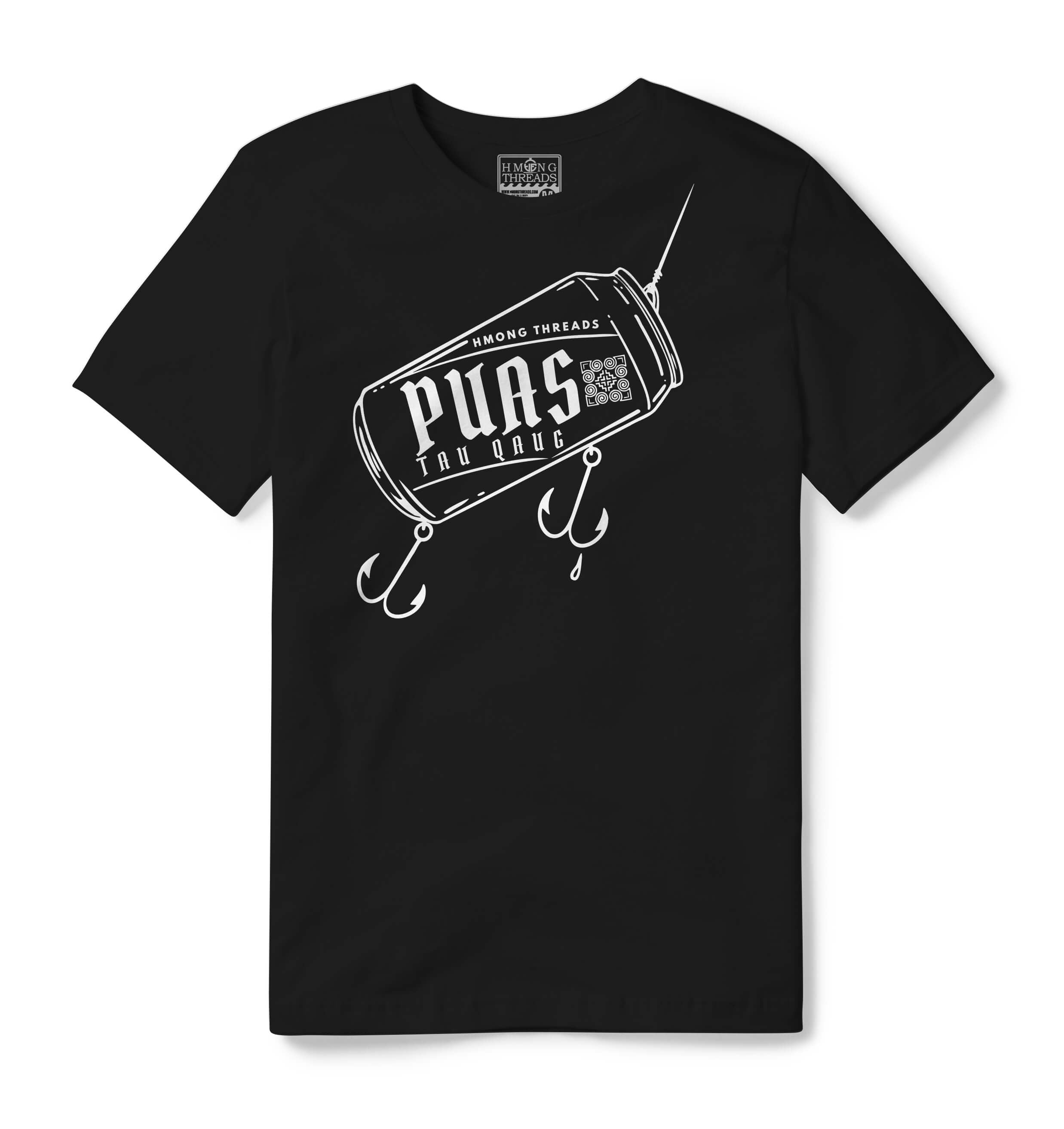 PUAS TAU QAUG - BLACK T-SHIRT